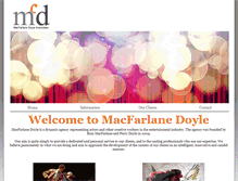 Tablet Screenshot of macfarlanedoyle.com